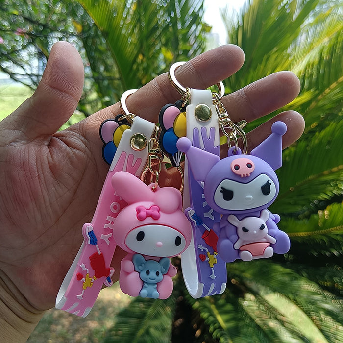 Wholesale Cute Cartoon Doll PVC Keychains JDC-KC-YiChang016