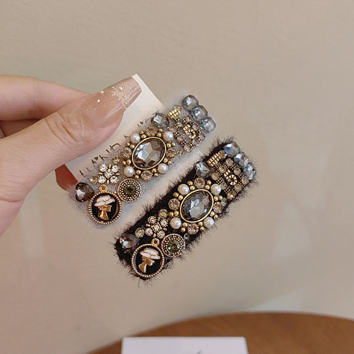 Wholesale retro Plush Women's hair clip