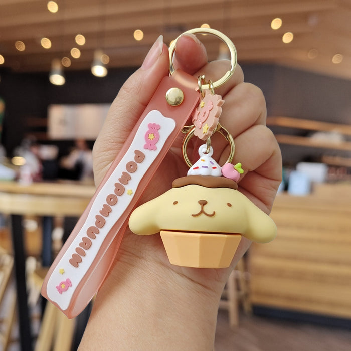 Wholesale Cartoon Silicone Doll Keychain JDC-KC-ZhuoRan016