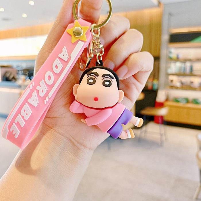 Wholesale Cartoon Doll Silicone Keychain JDC-KC-MingT263