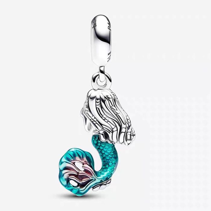 Wholesale Silver Pendant Flower Loose Bead Accessories JDC-BDS-JYY005