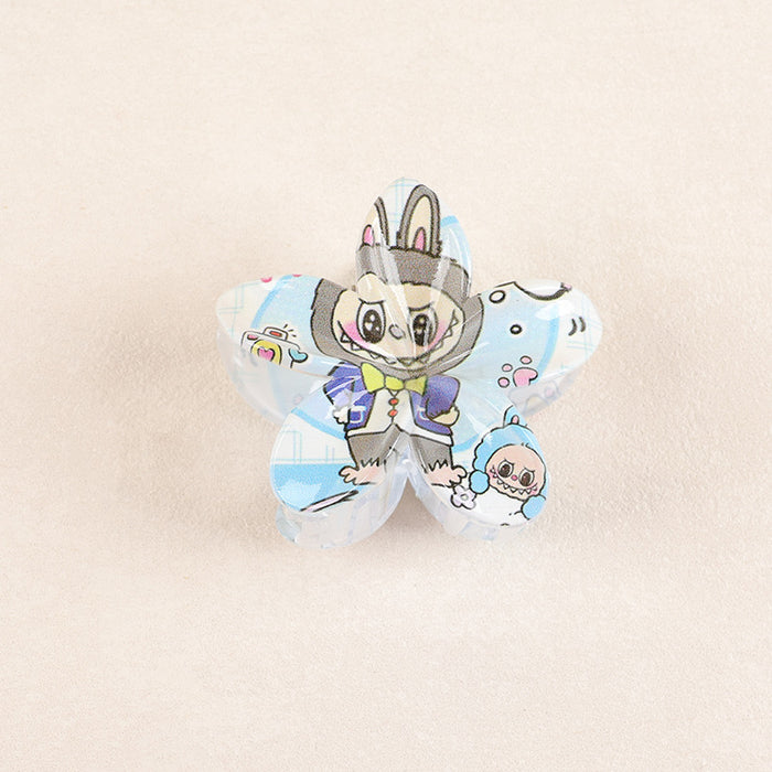 Wholesale Creative Frangipani UV Printed Hair Clip