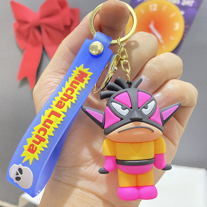 Wholesale PVC Cartoon Doll Keychain JDC-KC-WuYi118