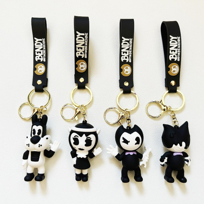 Wholesale Cartoon Dog Doll Silicone Keychain (F) JDC-KC-Chucheng001