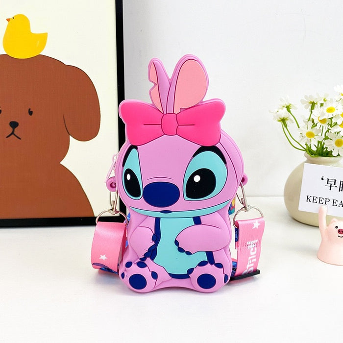 Wholesale Autumn stilley children's silicone bag cartoon coin purse small satchel children's bag mini messenger bag