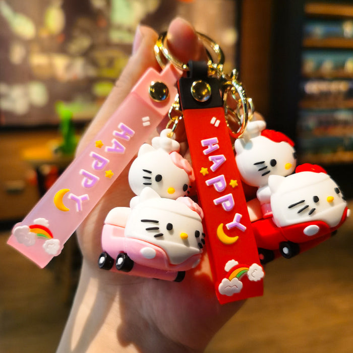 Wholesale Cartoon Silicone Doll Keychain JDC-KC-Tingm288