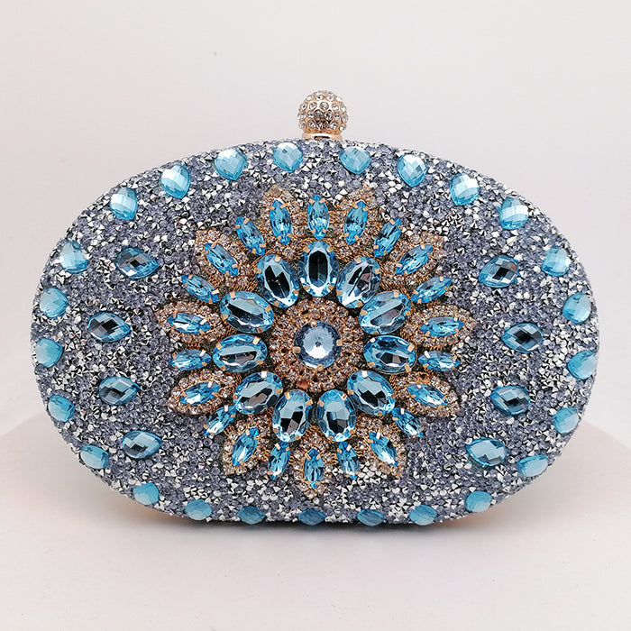 Wholesale Sunflower Evening Bag Diamond Handbag JDC-HB-YiX004