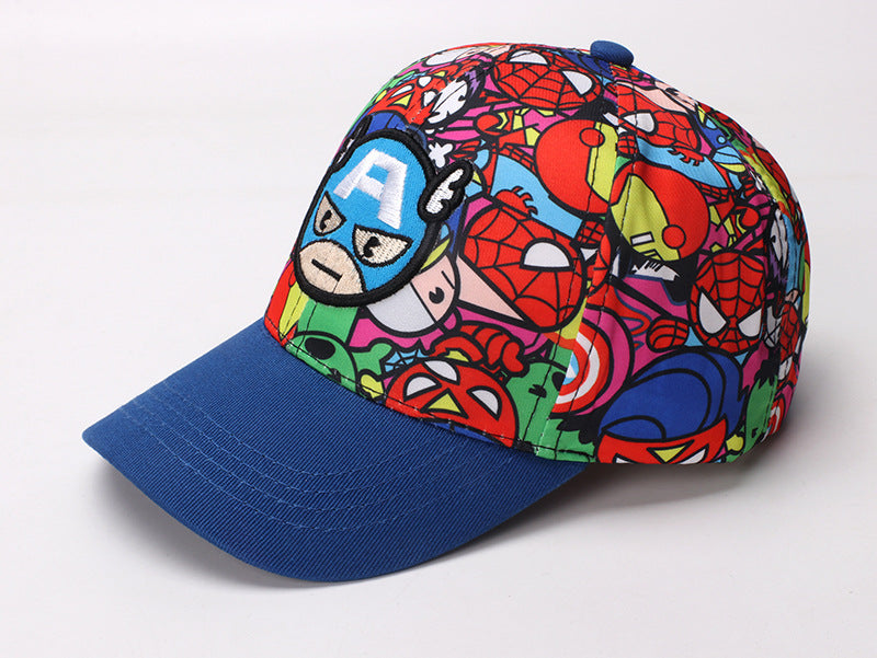 Wholesale Kids Cartoon Baseball Cap Adjustable Sunscreen Everyday Hat