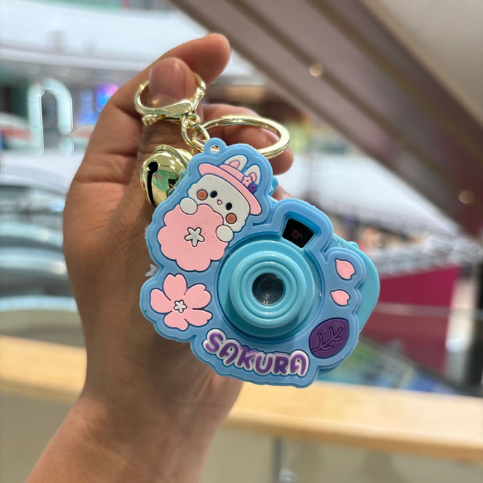 Wholesale Cartoon Plastic Projection Camera Keychain JDC-KC-PengYu008