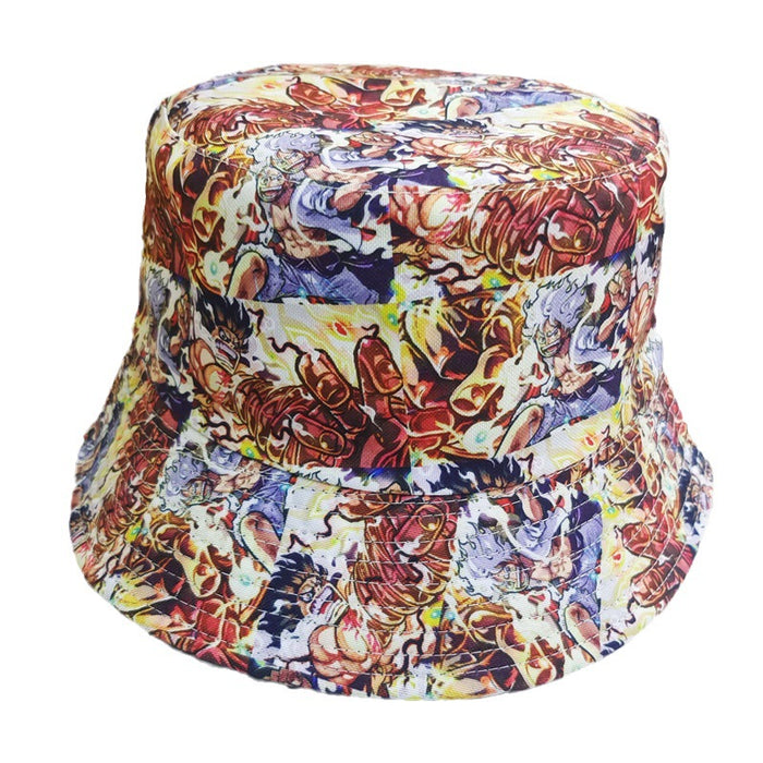 Wholesale Cartoon Print Cotton Bucket Hat JDC-FH-BoD017