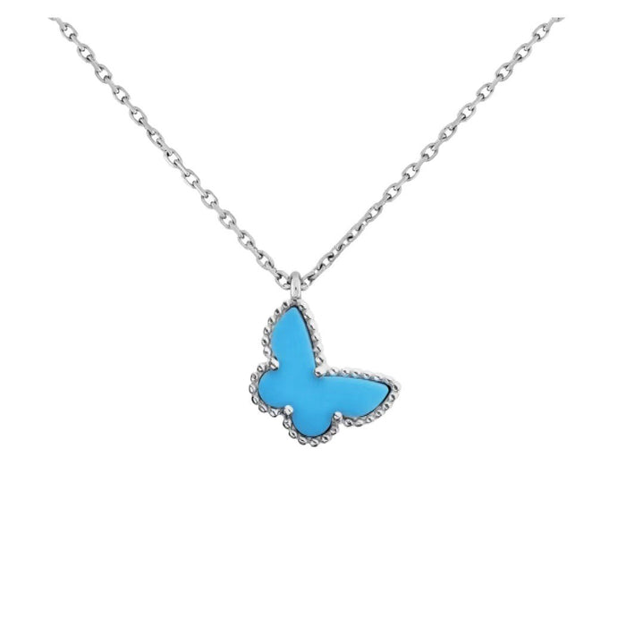 Wholesale Butterfly Jewelry Set Gold Tone Necklace and Earrings Fashion Accessory