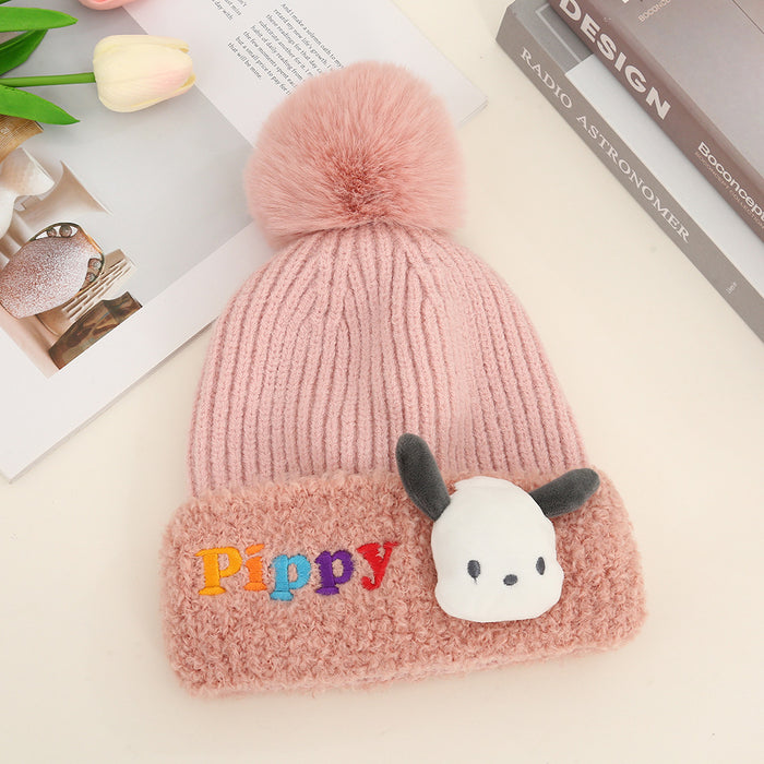 Wholesale Autumn and Winter Cartoon Children's Knitted Hat JDC-FH-HongHong009