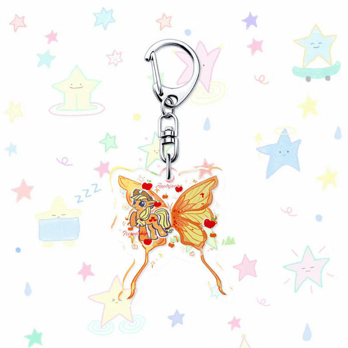 Wholesale Cute Cartoon Acrylic Butterfly Keychains