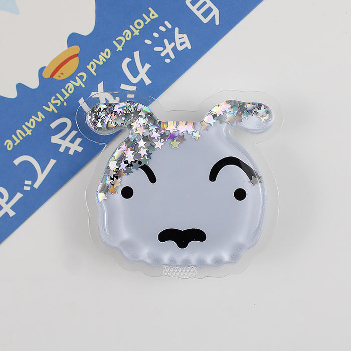 Wholesale Creative Cartoon Quicksand Phone Cushion Stand