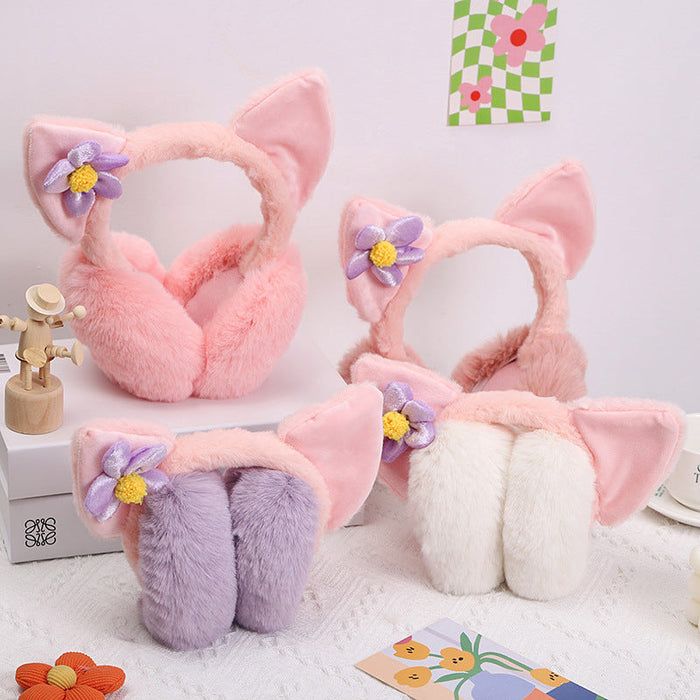 Wholesale Earmuffs Plush Cute Cartoon Ear Warmer Ear Defenders Foldable (M) JDC-EF-ZaoM008