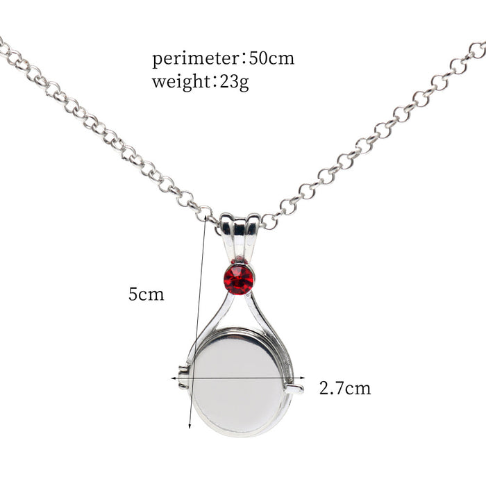 Wholesale Animation H2O shell necklace girl shell magnetic open and close necklace pendant