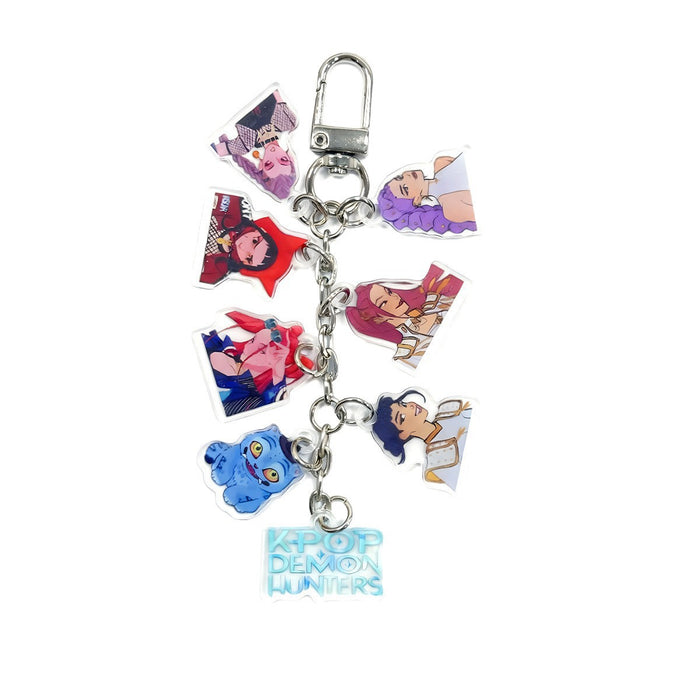 Wholesale 5pcs/ set Kpop Acrylic Keychain Bag Charm