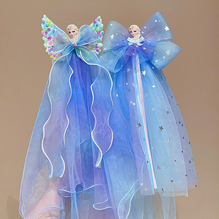 Wholesale Pawl Veil Snow Princess Crown Headwear Hairpin Baby Flower Hair Accessories Hairpin