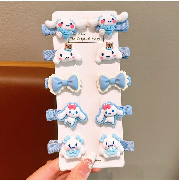 Wholesale Cartoon Children Hair Clips Style Soft Glue Hair Accessory Gift