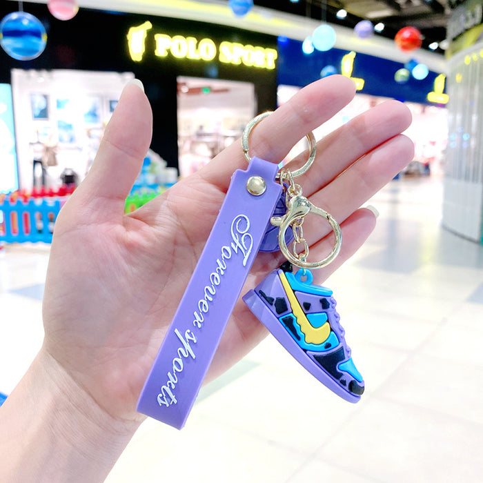 Wholesale Chic Slipper Keychain Metal Keyring Bag Charm MOQ≥2