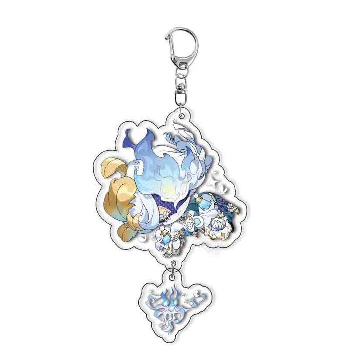 Wholesale Acrylic Keychain cartoon characters Pendant Cute