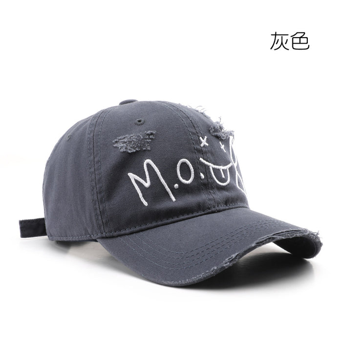 Wholesale Letter Embroidery Cotton Fashionhat Baseball Cap Outdoor Sports Travel Sun Protection JDC-FH-TuL005