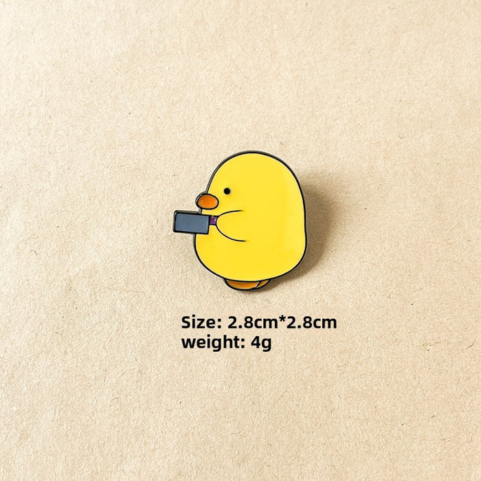 Wholesale Cute alloy brooch, cartoon personality badge brooch, clothing bag, anime decoration