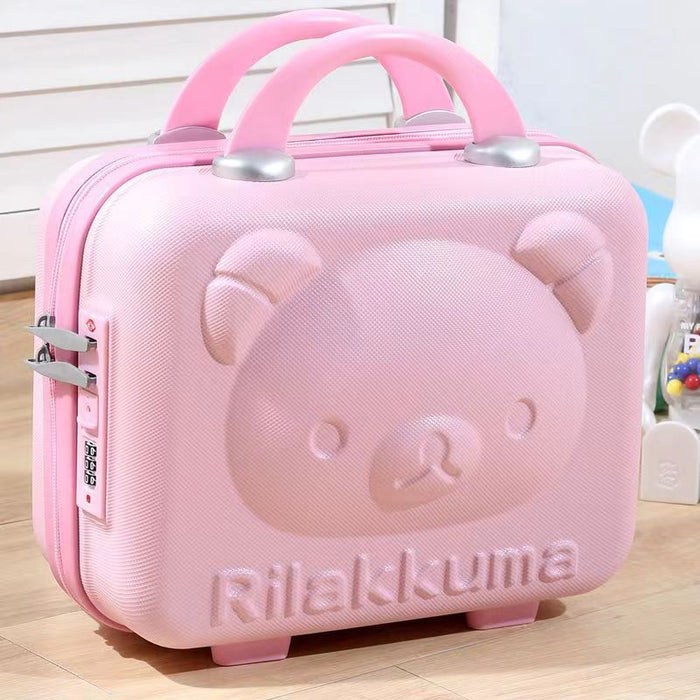 Wholesale Bear and Cat Cosmetic 14 Inch Suitcase