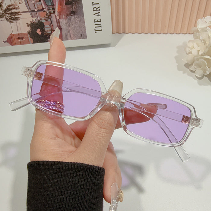 Wholesale New Fashion Sunglasses Square Sunglasses Unparalleled Versatile Simple Classic Large Frame Sunshade Mirror