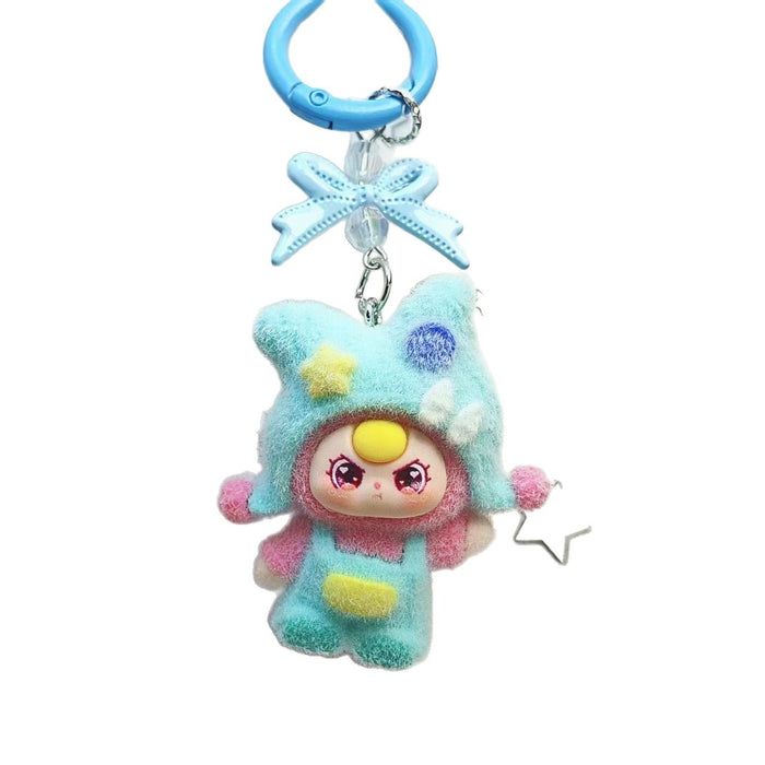 Wholesale Flocked hat keychain phone charm