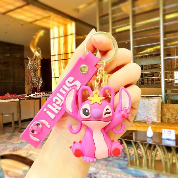 Wholesale Silicone Cartoon Doll Keychain JDC-KC-MingT101