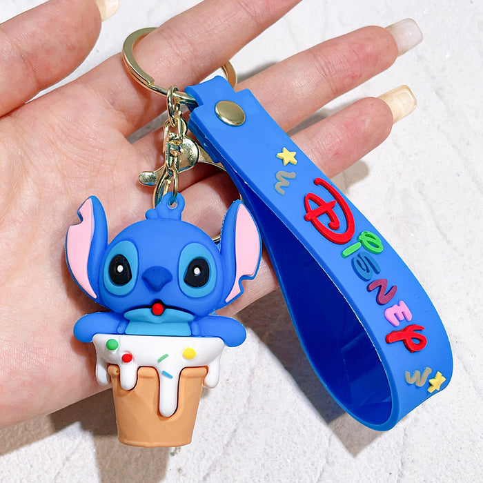 Wholesale Cartoon doll keychain,  cute bag charm,  silicone