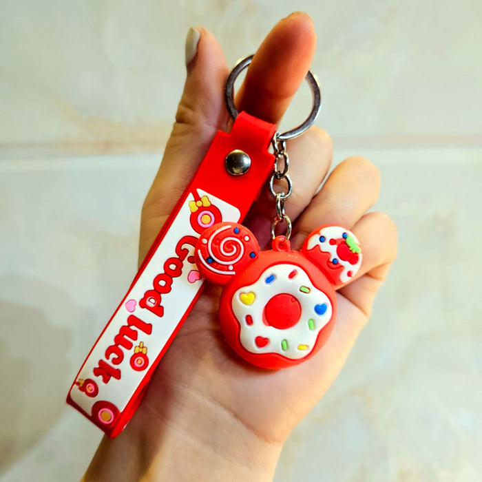 Wholesale  keychain pvc car key chain cute bag pendant ornaments