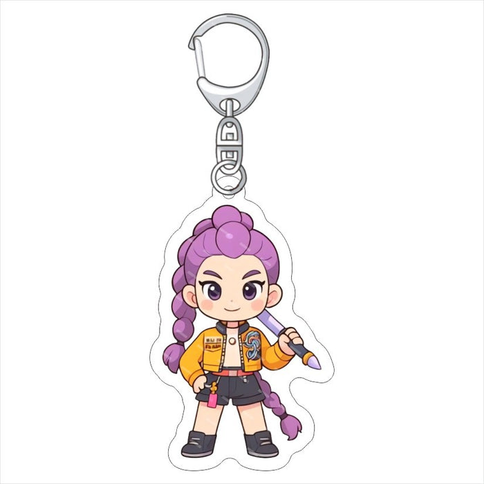 Wholesale K-POP Anime peripheral cute acrylic keychain