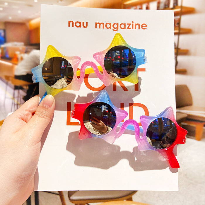 Wholesale Children' s sunglasses girls cute cartoon kids sunglasses boys trendy baby sunglasses sun visor