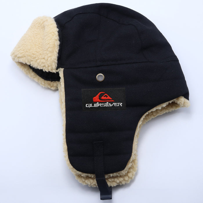 Wholesale Lamb Wool Canvas Double Layer Warm Hat JDC-FH-Duns001