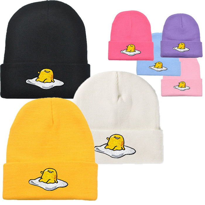 Wholesale Cartoon Embroidery Winter Warm Woolen Hat JDC-FH-PeiN001