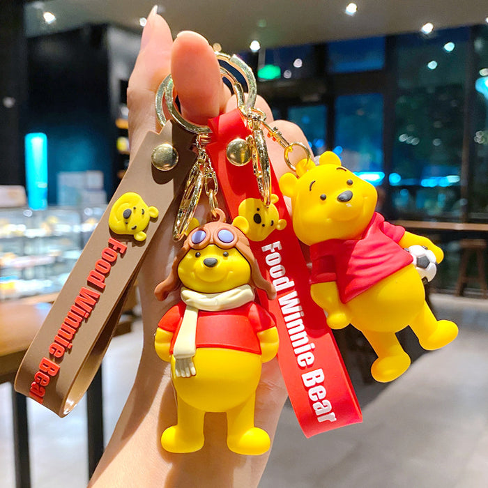 Wholesale Bear couple bag ornaments car key chain
