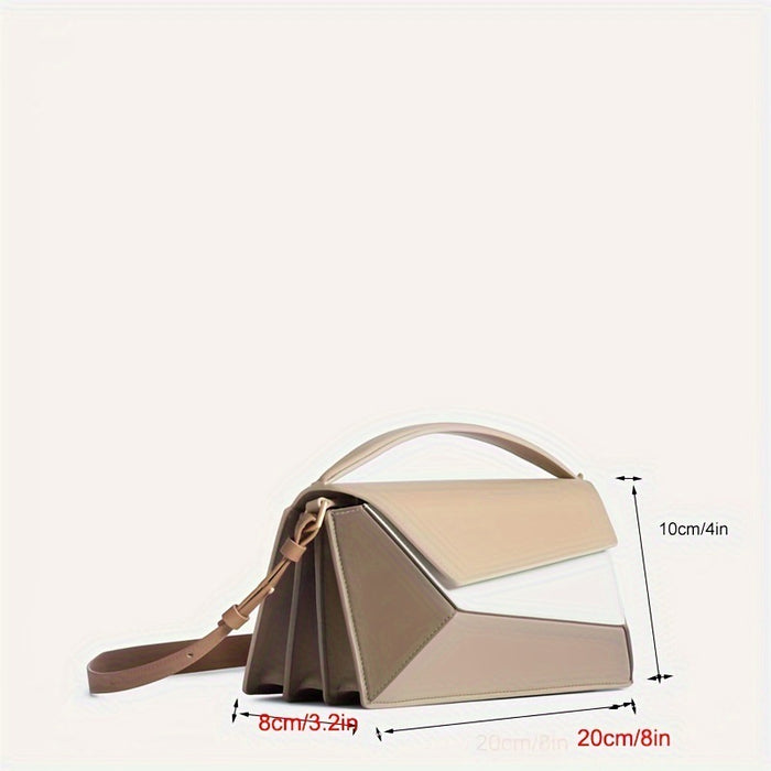 Wholesale PU Contrast Color Stitching Shoulder Crossbody Bag JDC-SD-KuaiKe005