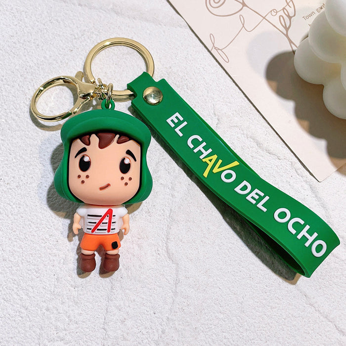 Wholesale PVC Cartoon Doll Keychain JDC-KC-Qiwei020