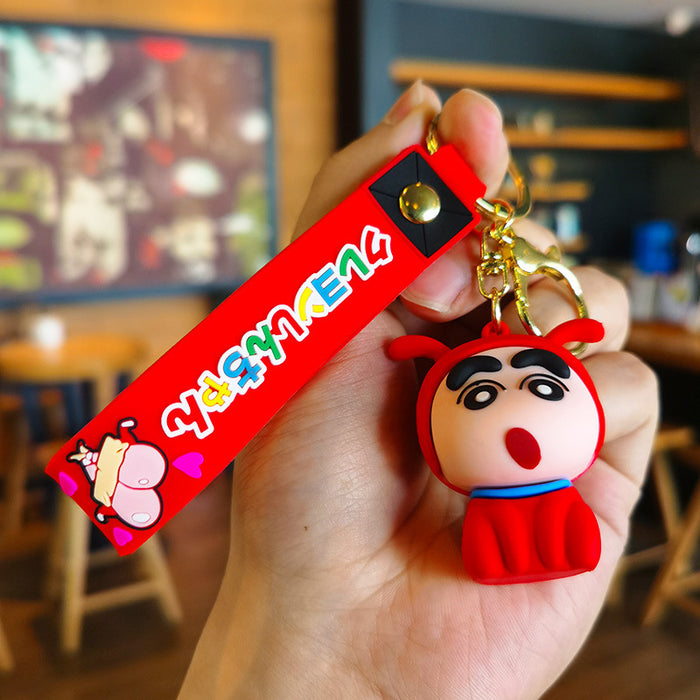 Wholesale Cartoon Doll Silicone Keychain JDC-KC-Tingm271