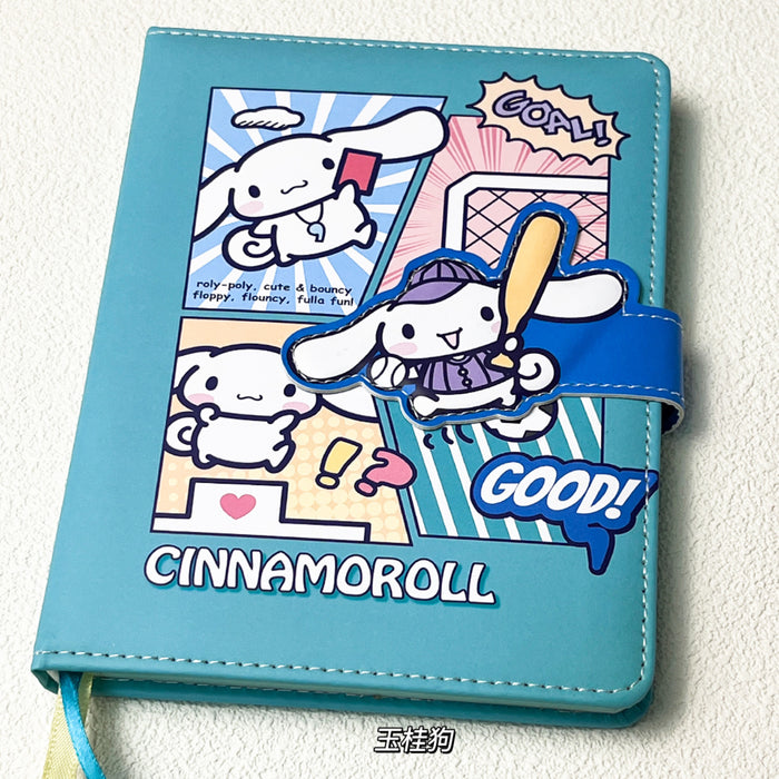 Wholesale 5pcs Magnetic Notebook Cute Cartoon Journal Student Notepad Hard Cover