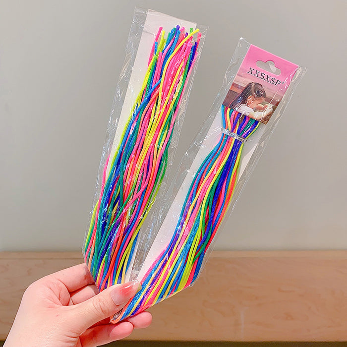 Wholesale Children's Braided Hair Colorful Rope Hair Accessories Girl's Dirty Hair Braids Rope