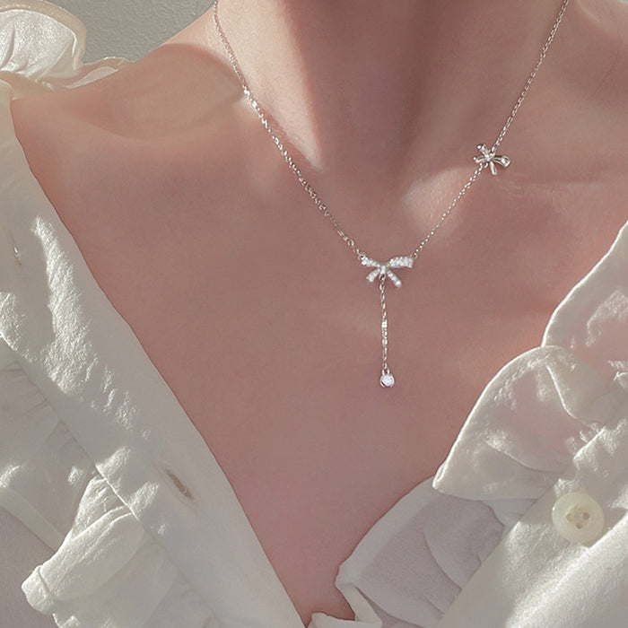 Wholesale Necklace with niche design, gold collarbone chain, women's light luxury versatile necklace