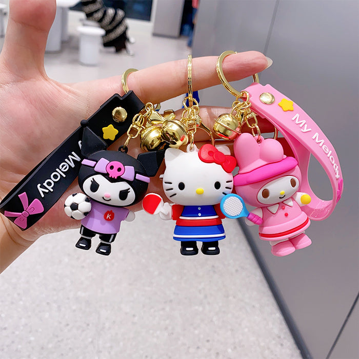 Wholesale PVC Cartoon Doll Keychain JDC-KC-NLu019