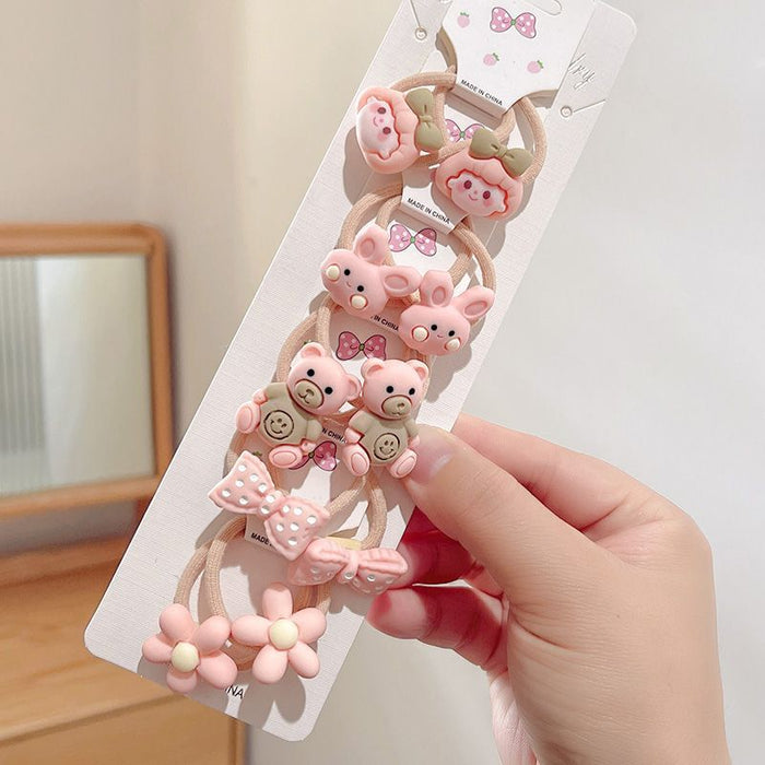 Wholesale Cartoon Cute Animal Hair Band Does Not Hurt Hair Rope Hair Accessories