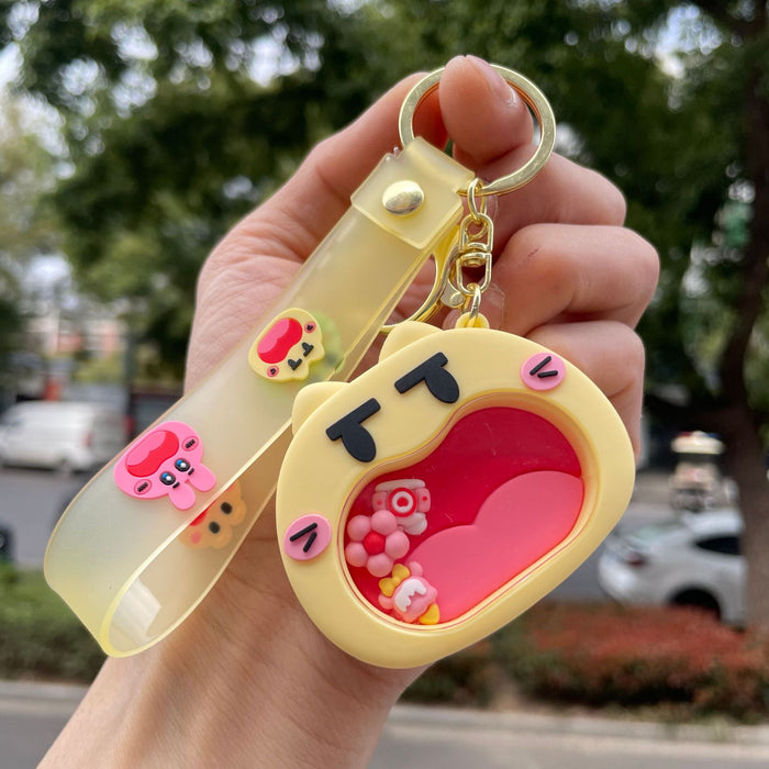 Wholesale Creative Big-Mouth Small Animal Maze Keychain