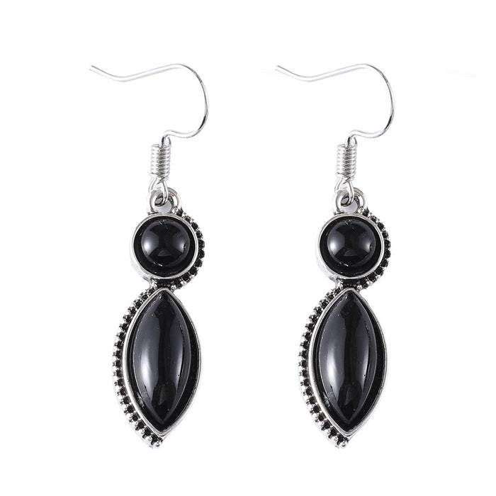 Wholesale Retro Gemstone Earrings