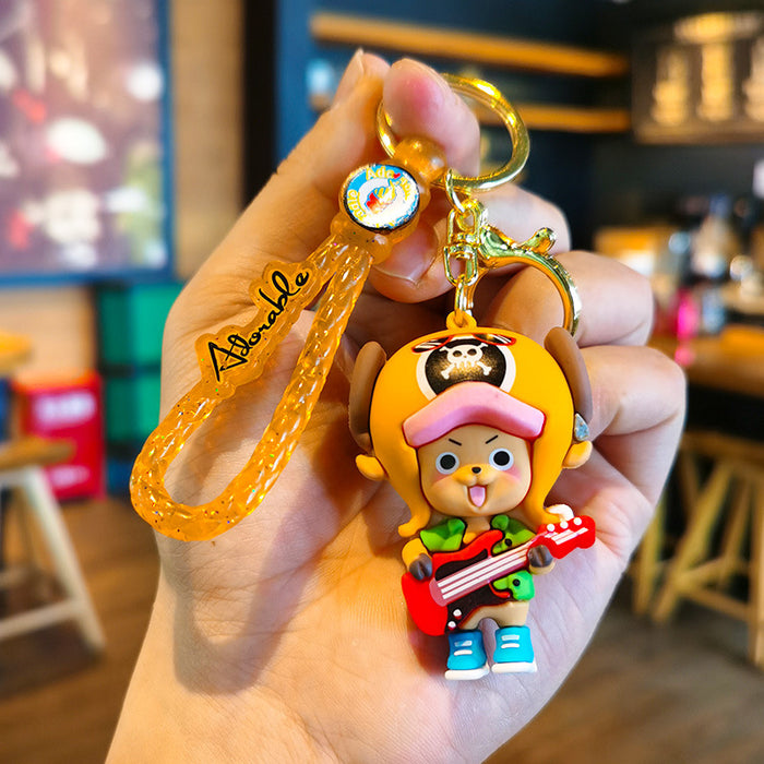 Wholesale Cartoon Doll Silicone Keychain JDC-KC-Tingm254