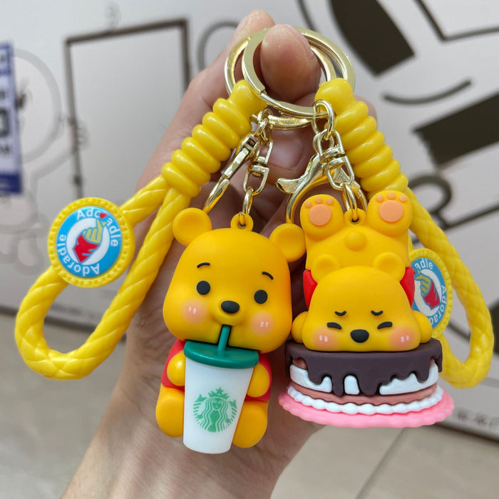 Wholesale Keychain Cartoon Doll Couple Bag Pendant Car Keychain Cute Small Gift Wholesale